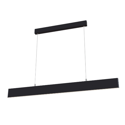 Immagine di Sospensione Lineare Nera Doppio Led Sopra e Sotto 30w 3000k Step Maytoni