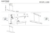 Immagine di Sospensione Lineare Nera Doppio Led Sopra e Sotto 30w 3000k Step Maytoni