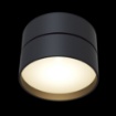 Immagine di Plafone Nero Faretto Orientabile Tondo Led 18w 3000k Senza Incasso Onda Maytoni