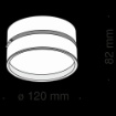 Immagine di Faretto Orientabile Tondo Nero Led 18w 4000k Senza Incasso Onda Maytoni