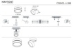 Immagine di Plafone Nero Faretto Orientabile Tondo Led 18w 3000k Senza Incasso Onda Maytoni