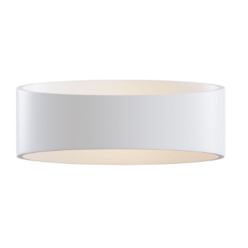 Immagine di Applique Stondata Bianca Biemissione Per Interni Led 5w 3000k Trame Maytoni