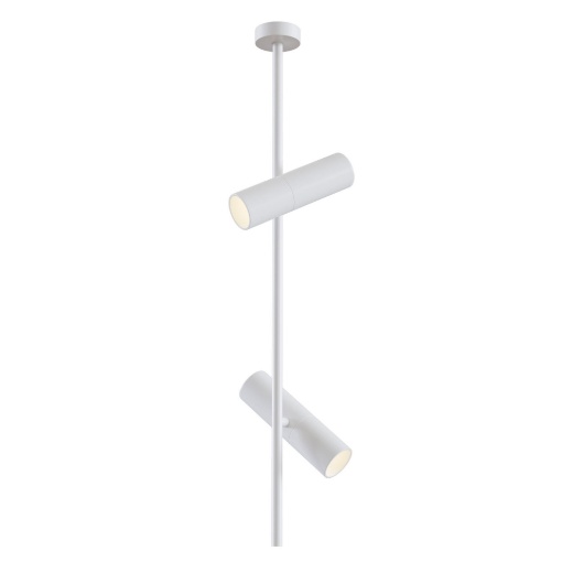 Immagine di Lampada Verticale Da Soffitto Con Faretti GU10 Orientabili Bianco Elti Maytoni