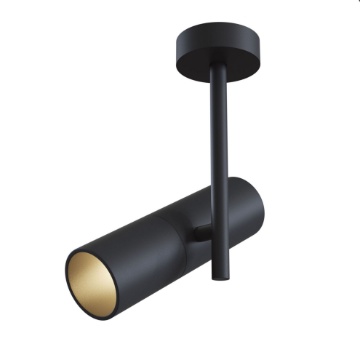 Immagine di Asta Con Faretto Orientabile Da Soffitto Nero GU10 Elti Maytoni