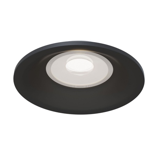 Immagine di Faretto Rotondo da Incasso Slim Nero 85 mm Maytoni