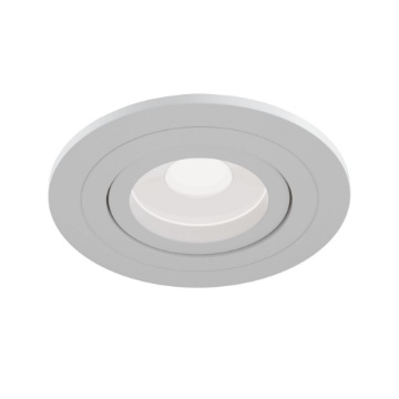 Immagine di Faretto Rotondo Incasso Orientabile Atom Bianco 92mm Maytoni