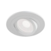 Immagine di Faretto Rotondo Incasso Orientabile Atom Bianco 92mm Maytoni