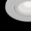 Immagine di Faretto Rotondo Incasso Orientabile Atom Bianco 92mm Maytoni