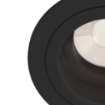 Immagine di Faretto Rotondo da Incasso Atom Nero 92mm GU10 Orientabile Maytoni