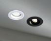 Immagine di Faretto Rotondo da Incasso Atom Nero 92mm GU10 Orientabile Maytoni
