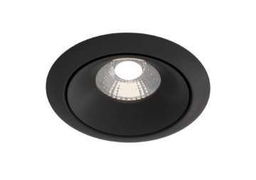 Immagine di Faretto Rotondo da Incasso Led Yin Nero 98mm Maytoni