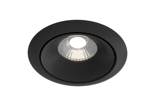 Immagine di Faretto Rotondo da Incasso Led Yin Nero 98mm Maytoni