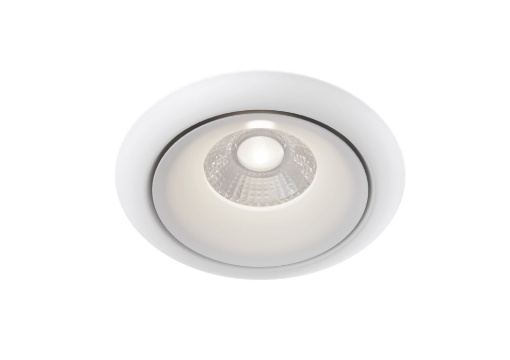 Immagine di Faretto da Incasso Rotondo Bianco Led 9w 3000k Yin 98mm Maytoni