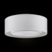 Immagine di Plafoniera Moderna Bergamo Circolare Tessuto Bianco 3 Luci Maytoni