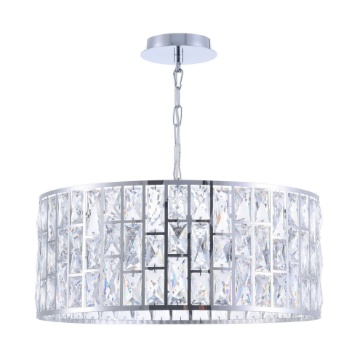 Immagine di Lampadario Salotto Moderno Gelid Cristallo Cromo 4xE27 Maytoni