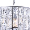 Immagine di Lampada Sospensione Salone Moderno Gelid Lastre Cristallo Cromo Maytoni