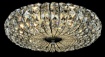 Immagine di Plafoniera Rotonda Cristallo Nickel Broche Ø40 cm Maytoni
