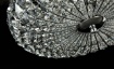 Immagine di Plafoniera Rotonda Cristallo Nickel Broche Ø40 cm Maytoni