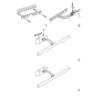 Immagine di Applique Da Specchio Moderna Fino Cromo Led 12W 3000k Maytoni
