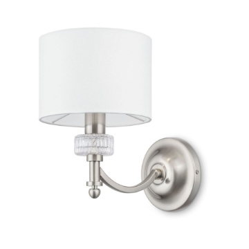 Immagine di Applique Classica Alicante Nickel Paralume Bianco Maytoni