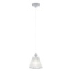 Immagine di Sospensione Classica Bianca Paralume Organza Monsoon Maytoni