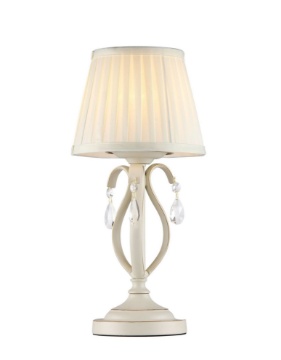 Immagine di Abatjour Brionia Beige Con Paralume Plissettato Maytoni