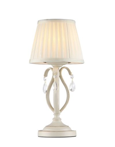 Immagine di Abatjour Brionia Beige Con Paralume Plissettato Maytoni