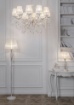 Immagine di Lampadario Classico Grace Bianco Oro 10 Luci Ø85 cm Maytoni