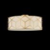 Immagine di Plafoniera Classica Oro Tonda Decori Stencil Messina 57cm Maytoni