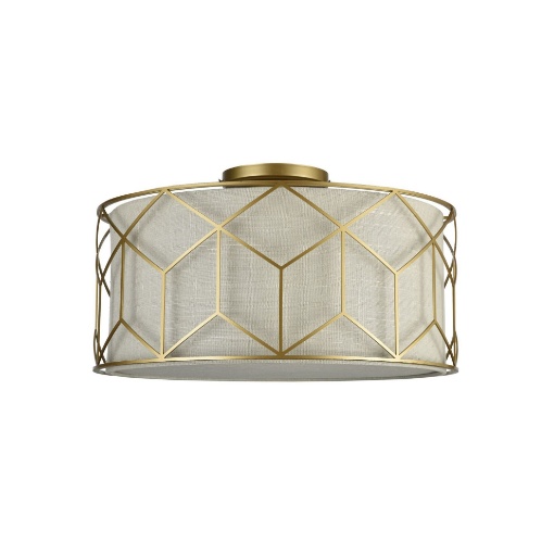 Immagine di Plafoniera Messina Classica Oro 3xE27 Ø43 cm Maytoni