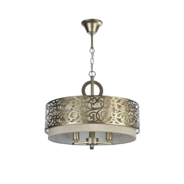 Immagine di Sospensione Rotonda Ottone Con Decori Stencil Venera Maytoni