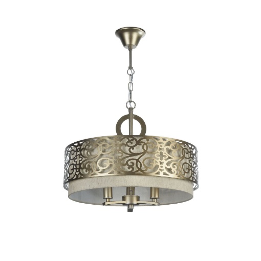 Immagine di Sospensione Rotonda Ottone Con Decori Stencil Venera Maytoni