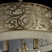 Immagine di Sospensione Rotonda Ottone Con Decori Stencil Venera Maytoni