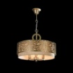 Immagine di Sospensione Rotonda Ottone Con Decori Stencil Venera Maytoni