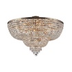 Immagine di Grande Lampadario A Plafoniera Palace Oro Con Cristalli Maytoni