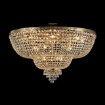 Immagine di Grande Lampadario A Plafoniera Palace Oro Con Cristalli Maytoni
