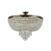 Immagine di Lampadario A Plafoniera Palace Cristalli Ø50 cm Ottone Maytoni