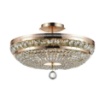 Immagine di Lampadario Plafoniera Oro Ottilia con Cristalli 6 Luci Maytoni