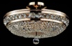Immagine di Lampadario Plafoniera Oro Ottilia con Cristalli 6 Luci Maytoni