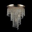 Immagine di Lampadario Salone 7 Luci Oro Antico Con Cristalli Cascade Maytoni