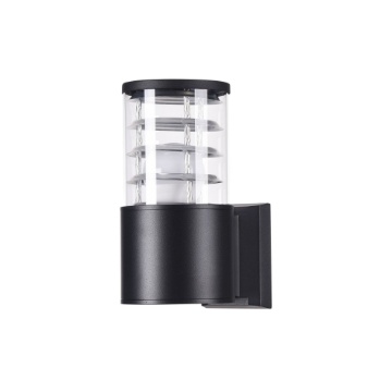 Immagine di Applique da Esterno Bronx Nero Diffusore Vetro IP54 Maytoni