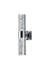 Immagine di Applique da Bagno Doppio Led Sopra e Sotto Bolsa Cromo con Bolle IP44 Trio Lighting
