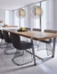 Immagine di Sospensione Cerchi Orientabili Boolan Legno Chiaro Trio Lighting