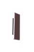 Immagine di Applique Rettangolare Concha Ruggine Doppia Emissione Led Trio Lighting
