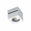 Immagine di Faretto Cubo Luce Decorativa Orientabile Rubyc Bianco Led 14w Switch Beneito
