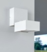 Immagine di Faretto Cubo Luce Decorativa Orientabile Rubyc Bianco Led 14w Switch Beneito
