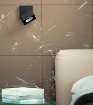 Immagine di Faretto Luce Decorativa Cubo Orientabile Parete Soffitto Rubyc Nero Led 14w Switch Beneito