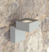 Immagine di Faretto Cubo Parete Soffitto Luce Orientabile Rubyc Grigio Led 15w 3000K Beneito