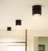 Immagine di Faretto Led Parete Soffitto Luce Orientabile Concord Nero 14w Switch Beneito