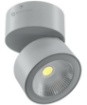 Immagine di Faretto Da Parete Soffitto Orientabile Concord Grigio Led 15w Switch Beneito